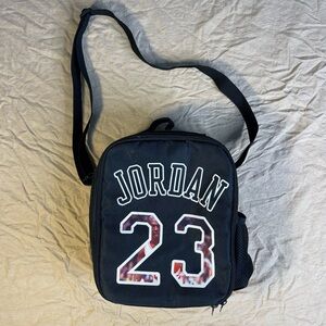 Rare Pastele Custom Michael Jordan #23 Photo Crossbody Insulated Lunch Bag